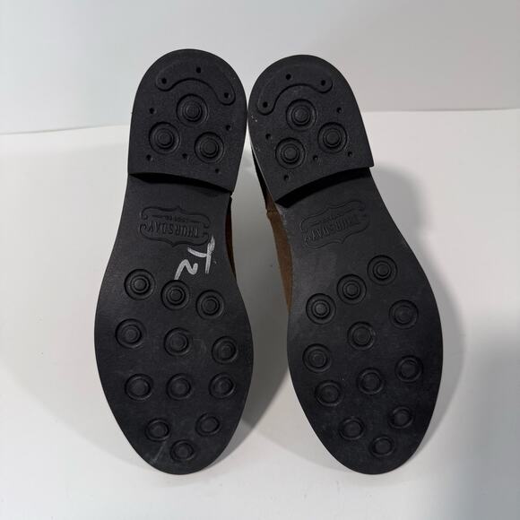 Thursday Boot Co Women's Boots Everyday Chelsea Pull On Brown Leather Suede 5.5 - Picture 2 of 7